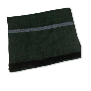 Five Four LA Men’s Green Blue Stripe Viscose Scarf